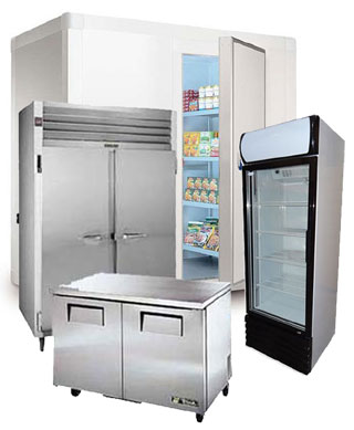 commercial fridge range